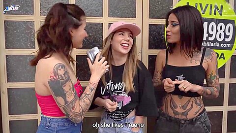 Intense competition between Argentina and Colombia – Emma Fiore, Blaze Rager, and Dani Ortiz in the best XXX porn!